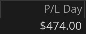 Day 17 P&L screenshot