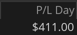 Day 24 P&L screenshot