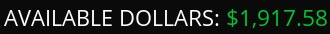 Schwab Day 15 available dollars screenshot showing $1,917.58