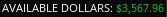 Schwab Day 7 available dollars screenshot showing $3,567.96